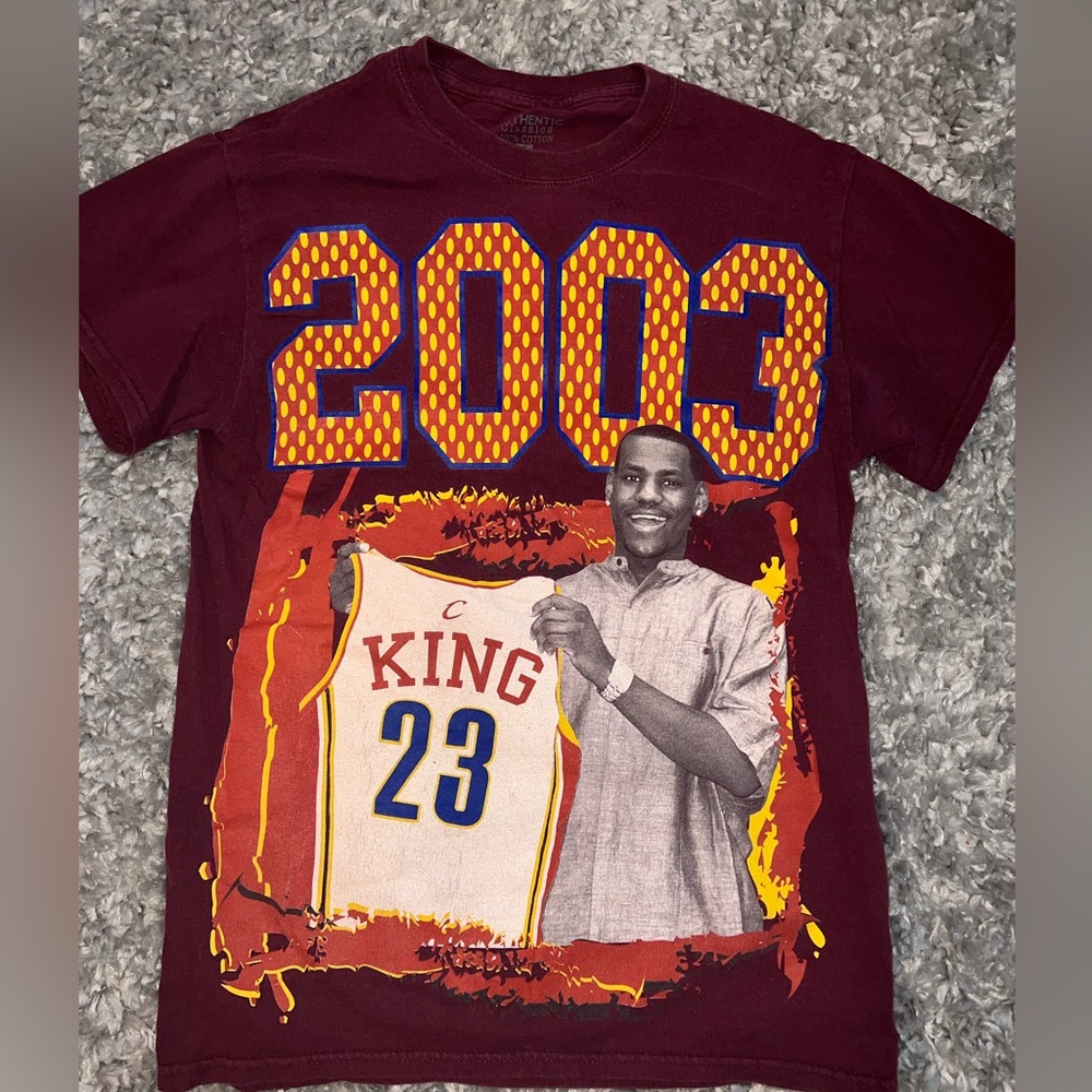 Vintage Lebron James 2003 Draft Day Shirt